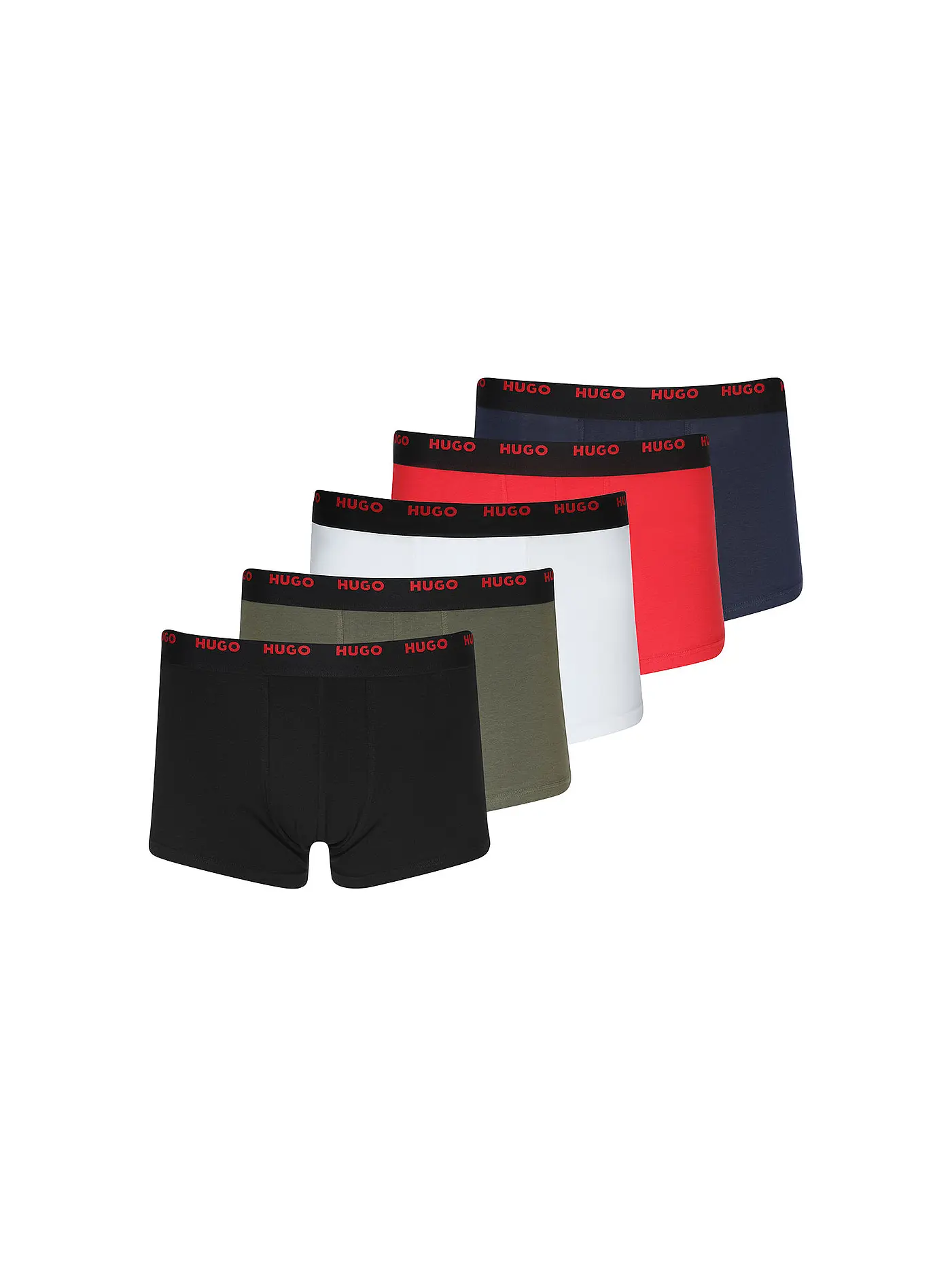 HUGO | Pants 5er Pkg. black | schwarz